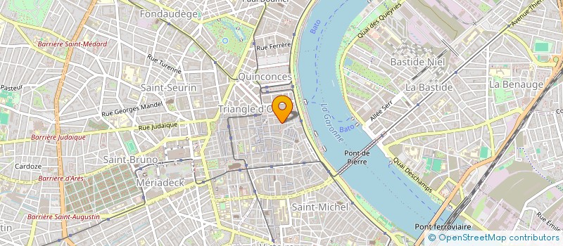 localisation de l'entreprise MONSIEUR PIERRICK LAGOUTTE  BORDEAUX