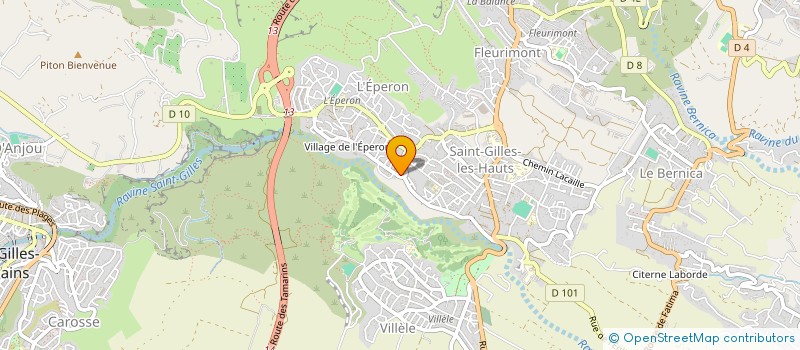 localisation de l'entreprise MONSIEUR PIERRICK LALDY MAQUIHA  SAINT-PAUL