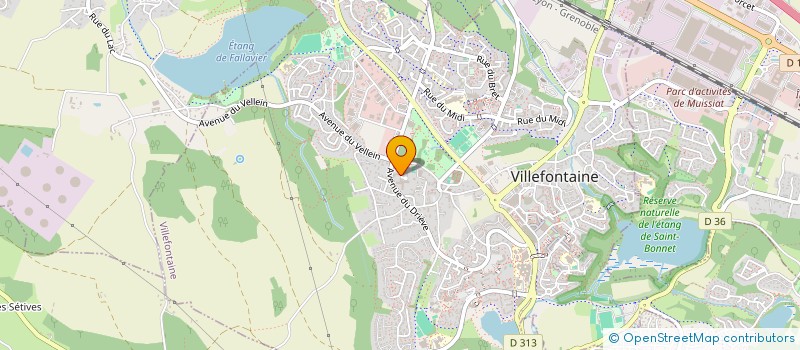 localisation de l'entreprise MONSIEUR PIERRICK LAUMAY  VILLEFONTAINE