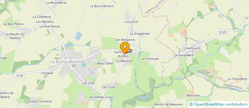 localisation de l'entreprise MONSIEUR PIERRICK LE BRAS à MESANGER