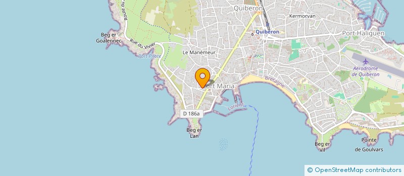 localisation de l'entreprise MONSIEUR PIERRICK LE GUENNEC à QUIBERON