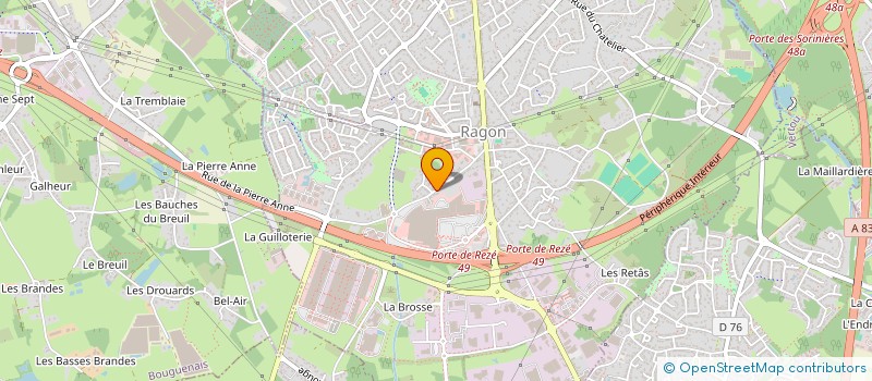 localisation de l'entreprise MONSIEUR PIERRICK LE LAIN  REZE