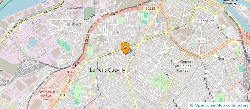 localisation de l'entreprise MONSIEUR PIERRICK LE MARCHAND  LE PETIT-QUEVILLY