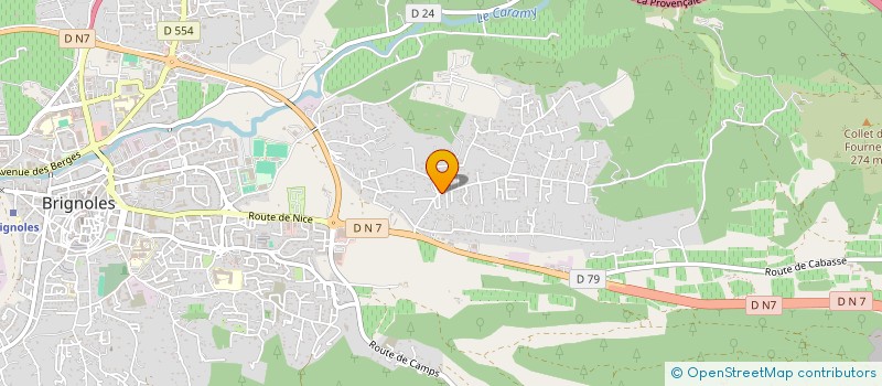 localisation de l'entreprise MONSIEUR PIERRICK LE NORMAND  BRIGNOLES