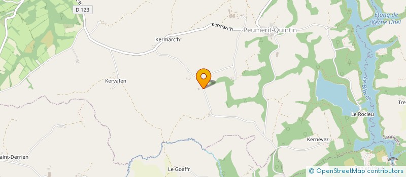 localisation de l'entreprise MONSIEUR PIERRICK LE PAGE  SAINTE-TREPHINE