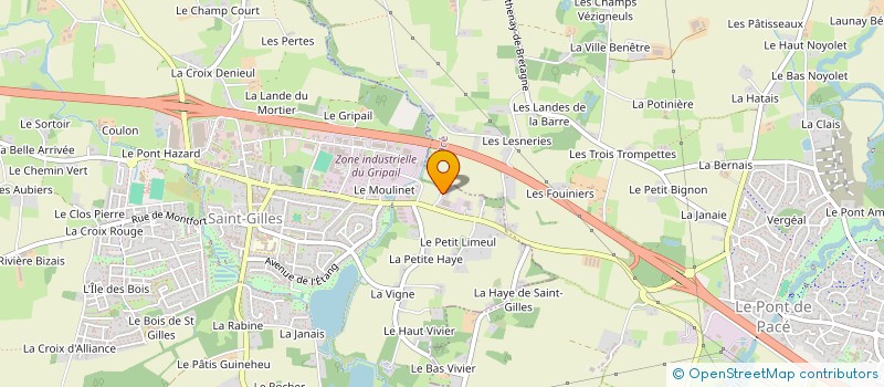 localisation de l'entreprise MONSIEUR PIERRICK LEBEZ à SAINT-GILLES