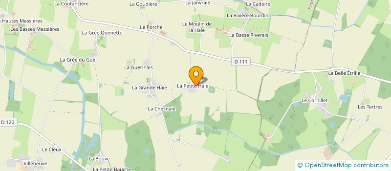 localisation de l'entreprise MONSIEUR PIERRICK LEBLANC à GRAND-AUVERNE