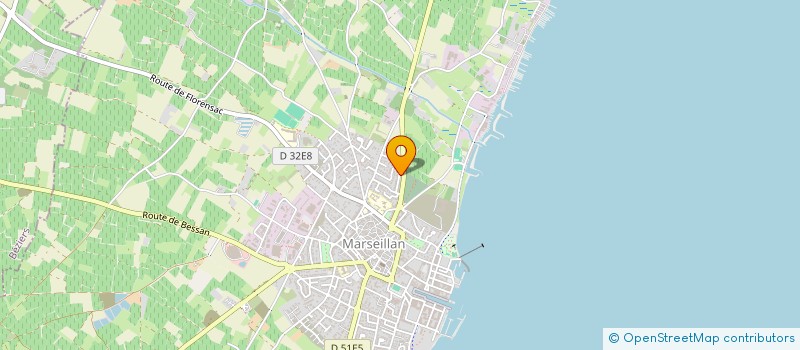 localisation de l'entreprise MONSIEUR PIERRICK LECOEUR à MARSEILLAN