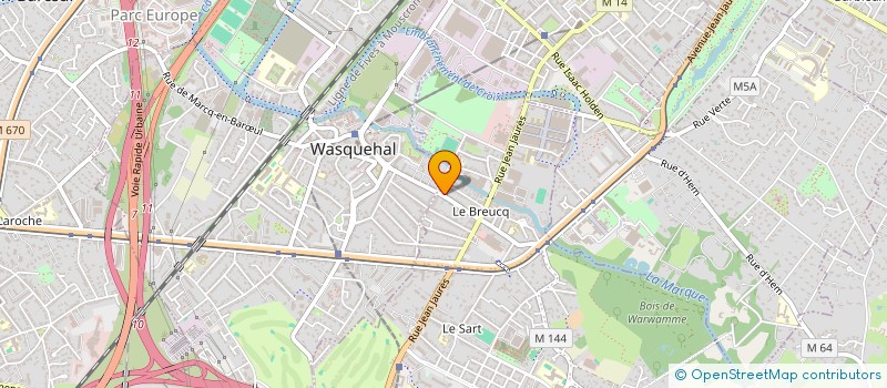 localisation de l'entreprise MONSIEUR PIERRICK LECOMTE  VILLENEUVE-D'ASCQ