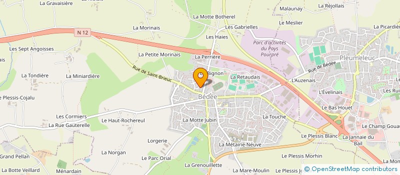 localisation de l'entreprise MONSIEUR PIERRICK LEFEUVRE à BEDEE
