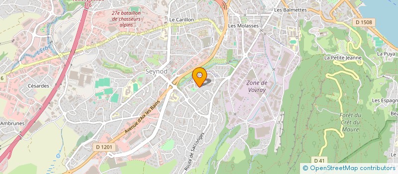 localisation de l'entreprise MONSIEUR PIERRICK LEMETEYER à ANNECY