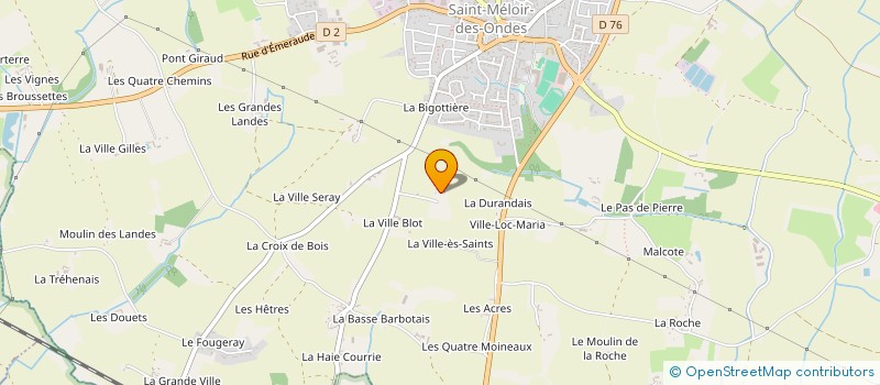 localisation de l'entreprise MONSIEUR PIERRICK LESNE  SAINT-MELOIR-DES-ONDES