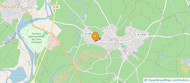 localisation de l'entreprise MONSIEUR PIERRICK LIGEON  GIGNAC