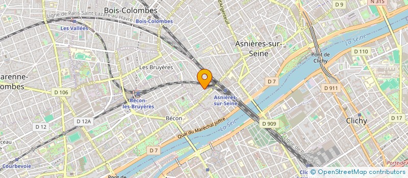 localisation de l'entreprise MONSIEUR PIERRICK LUCAS à ASNIERES-SUR-SEINE