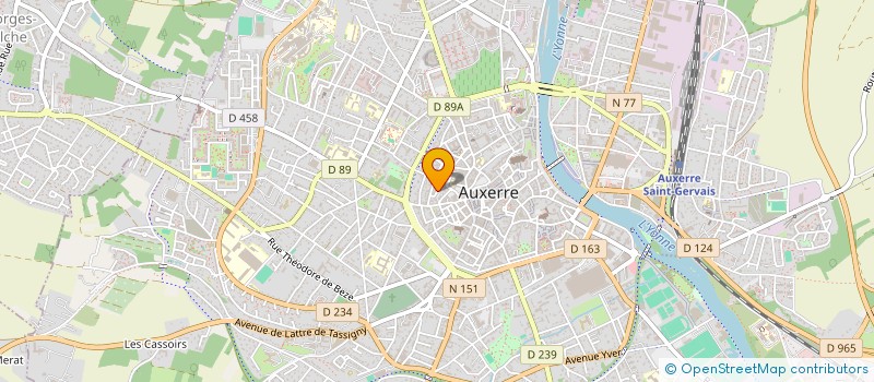 localisation de l'entreprise MONSIEUR PIERRICK MACE à AUXERRE