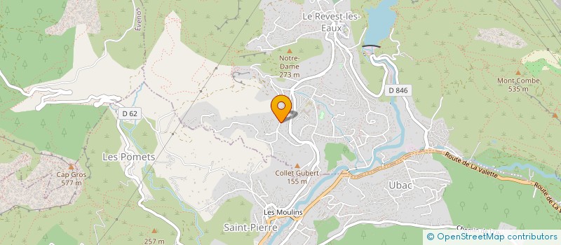 localisation de l'entreprise MONSIEUR PIERRICK MAHE  LE REVEST-LES-EAUX