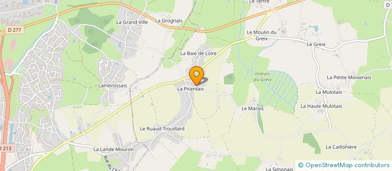 localisation de l'entreprise MONSIEUR PIERRICK MAINDIN  CORSEPT