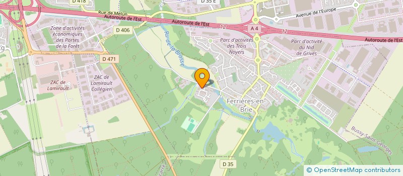 localisation de l'entreprise MONSIEUR PIERRICK MAJERAC  FERRIERES-EN-BRIE