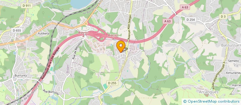 localisation de l'entreprise MONSIEUR PIERRICK MANTION à BIDART