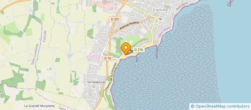 localisation de l'entreprise MONSIEUR PIERRICK MARIVIN  CANCALE