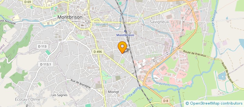 localisation de l'entreprise MONSIEUR PIERRICK MARNAT  MONTBRISON