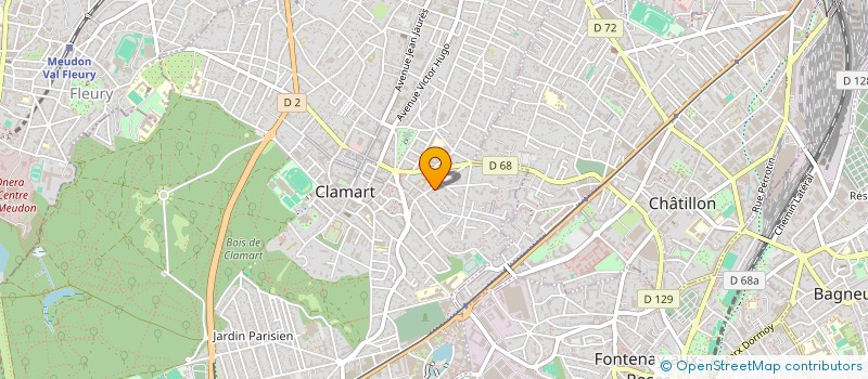 localisation de l'entreprise MONSIEUR PIERRICK MARTIN à CLAMART