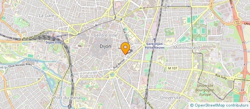 localisation de l'entreprise MONSIEUR PIERRICK MARTIN  DIJON