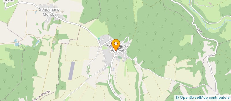 localisation de l'entreprise MONSIEUR PIERRICK MARTINEZ  FONTAINE-LES-CLERVAL