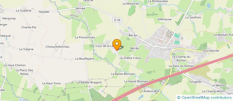 localisation de l'entreprise MONSIEUR PIERRICK MASSON  GOSNE