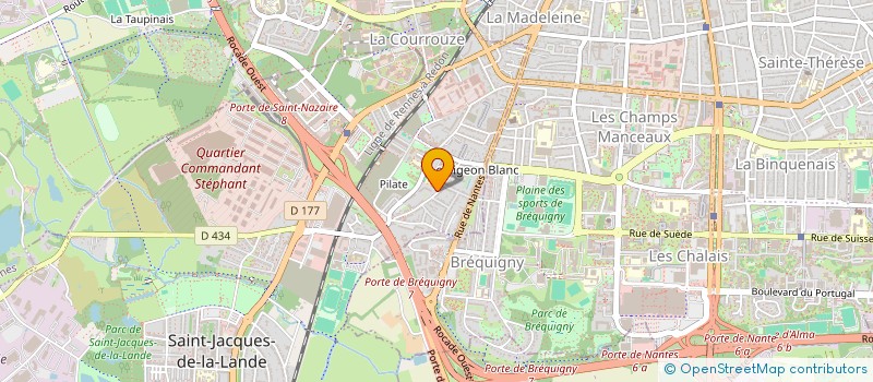 localisation de l'entreprise MONSIEUR PIERRICK MEIGNEN  SAINT-JACQUES-DE-LA-LANDE