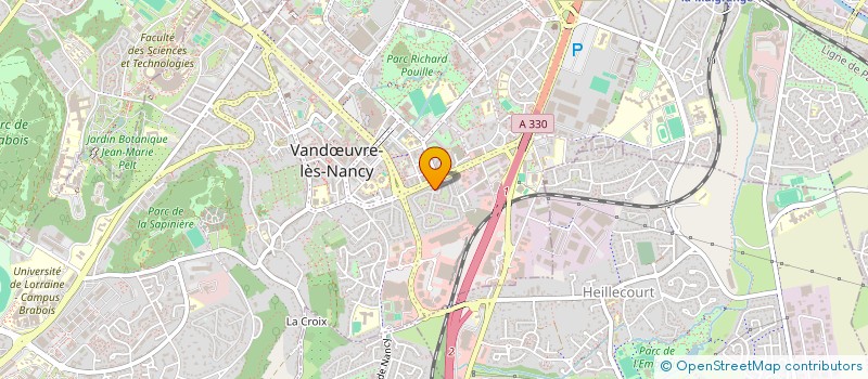 localisation de l'entreprise MONSIEUR PIERRICK MEUILLET  VANDUVRE-LES-NANCY