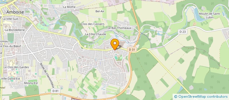 localisation de l'entreprise MONSIEUR PIERRICK MEUNIER  AMBOISE