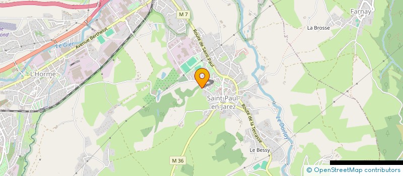 localisation de l'entreprise MONSIEUR PIERRICK MONTEIL  SAINT-PAUL-EN-JAREZ