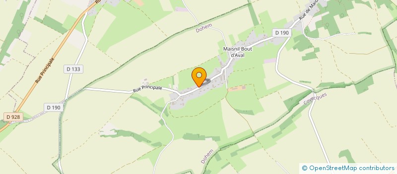 localisation de l'entreprise MONSIEUR PIERRICK MOREAU  QUERCAMPS