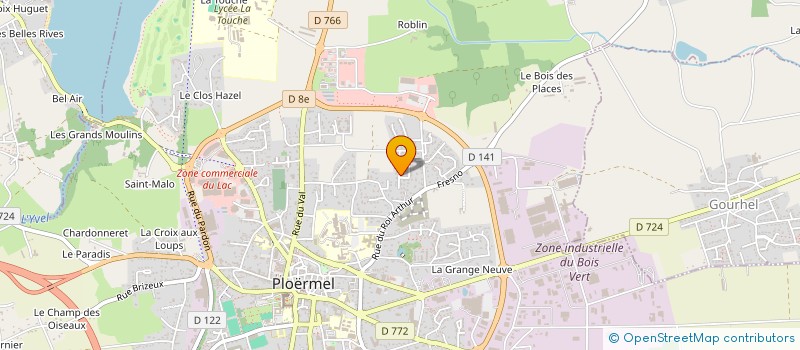 localisation de l'entreprise MONSIEUR PIERRICK MOUNIER à PLOERMEL