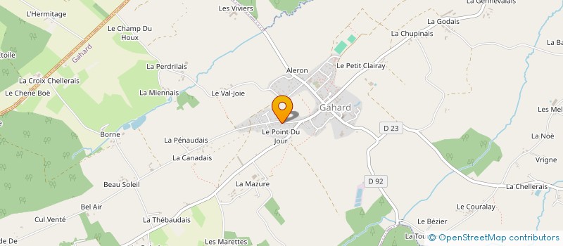 localisation de l'entreprise MONSIEUR PIERRICK NEVOUX  GAHARD