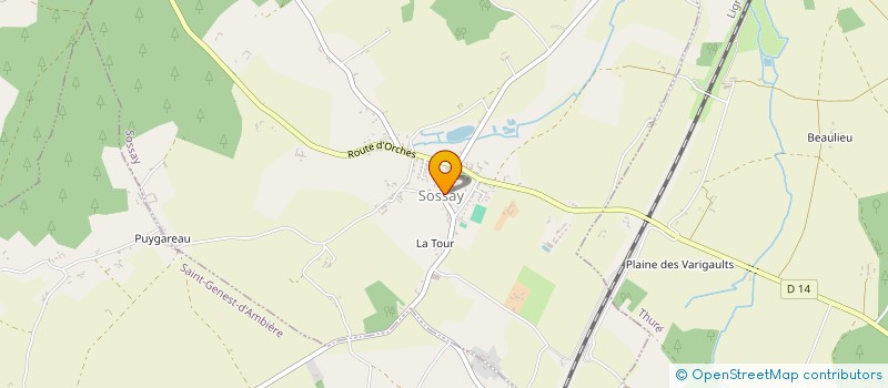 localisation de l'entreprise MONSIEUR PIERRICK PEPIN  SOSSAIS