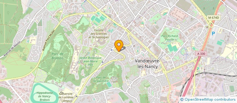 localisation de l'entreprise MONSIEUR PIERRICK PERRIN  VANDUVRE-LES-NANCY