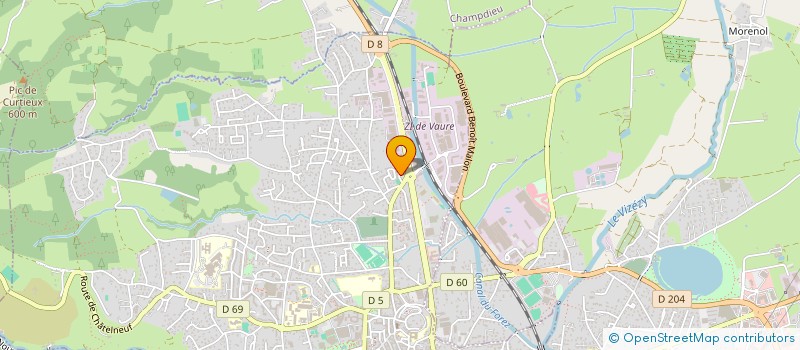 localisation de l'entreprise MONSIEUR PIERRICK PEYER  MONTBRISON