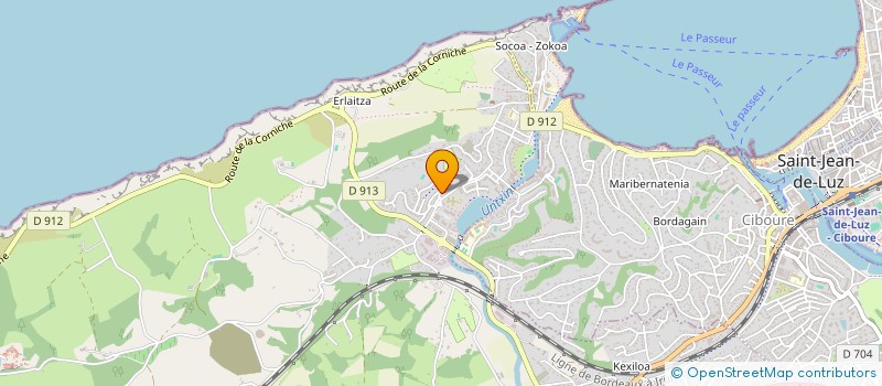 localisation de l'entreprise MONSIEUR PIERRICK PICHAUREAUX  URRUGNE