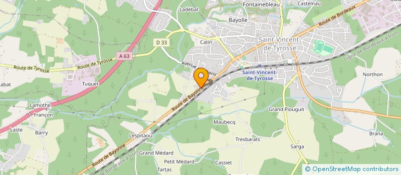 localisation de l'entreprise MONSIEUR PIERRICK PINON à SAINT-VINCENT-DE-TYROSSE