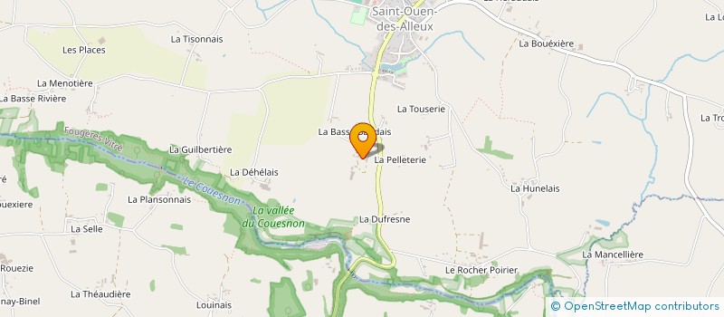 localisation de l'entreprise MONSIEUR PIERRICK POUPINAIS  SAINT-OUEN-DES-ALLEUX