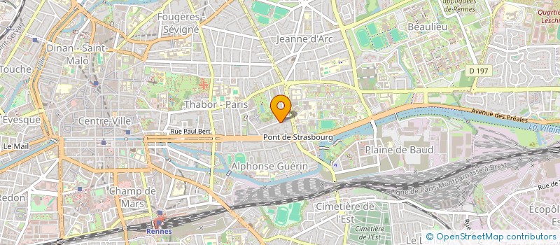 localisation de l'entreprise MONSIEUR PIERRICK RENAULT  RENNES