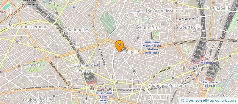 localisation de l'entreprise MONSIEUR PIERRICK ROCHER  PARIS