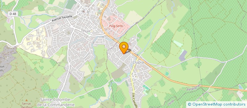 localisation de l'entreprise MONSIEUR PIERRICK RUIZ  FOURQUES