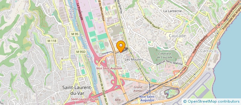 localisation de l'entreprise MONSIEUR PIERRICK SABENA  NICE