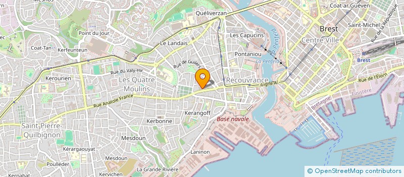 localisation de l'entreprise MONSIEUR PIERRICK SAGET à BREST