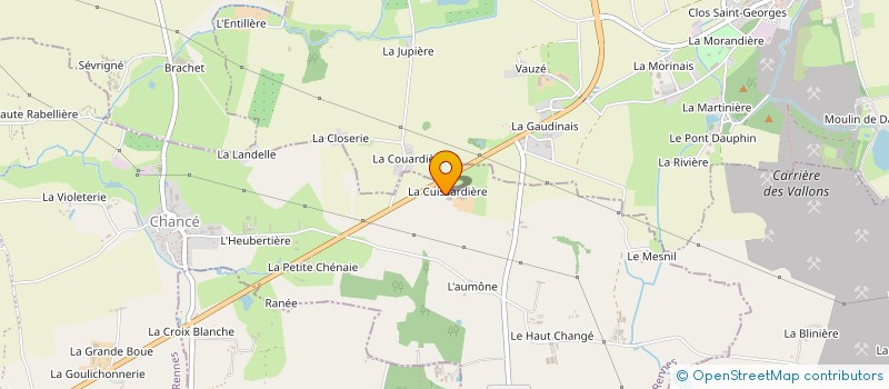 localisation de l'entreprise MONSIEUR PIERRICK SAVATTE  PIRE-CHANCE