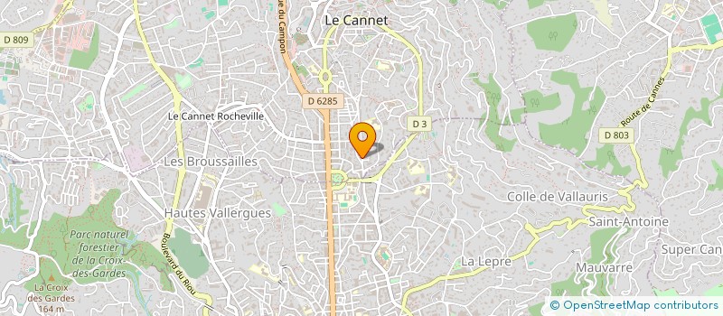 localisation de l'entreprise MONSIEUR PIERRICK SCOTTO DI PERROTOLO à LE CANNET