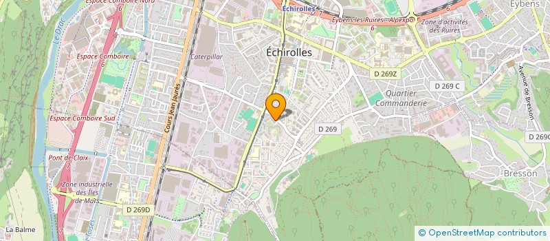 localisation de l'entreprise MONSIEUR PIERRICK SENDRA à ECHIROLLES
